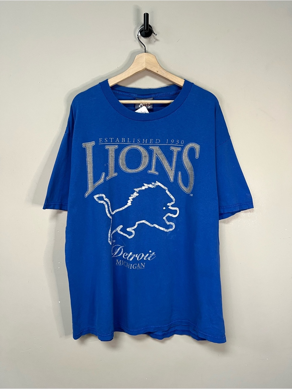90s Detroit Lions NFL T Shirt
